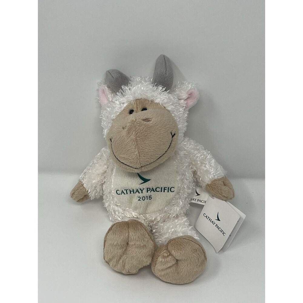 Cathay Pacific 2015 Year of the GOAT Plush Toy Stuffie Plushie RARE GUC W/Tags